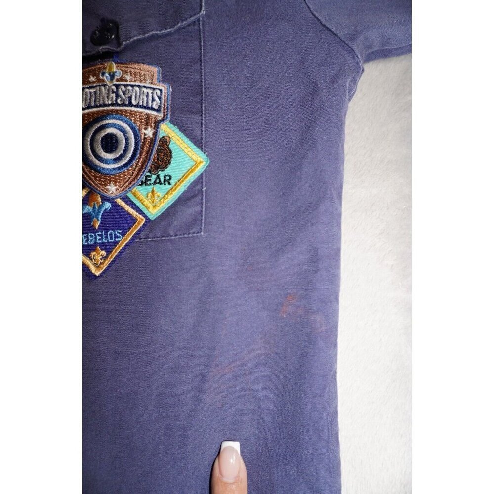 Vintage Youth Boy Scouts of America BSA Uniform Set Shirt w Patches Shorts Large - Picture 13 of 16